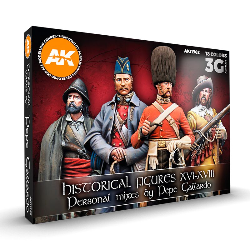SIGNATURE SET – HISTORICAL FIGURES S. XVI-XVIII BY PEPE GALLARDO - AK Interactive