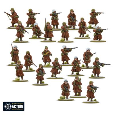 US Army (Winter) Platoon (30) - Germany - Bolt Action