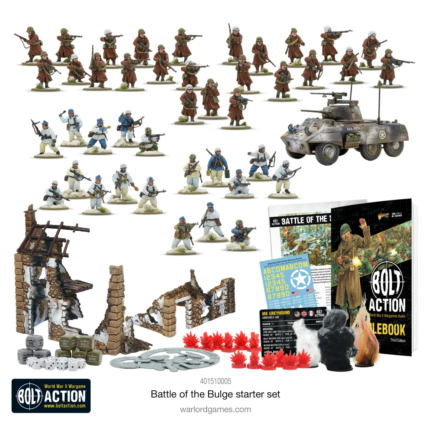 Bolt Action Starter Set - Battle of the Bulge  (English) (2nd Edition) - Warlord Games