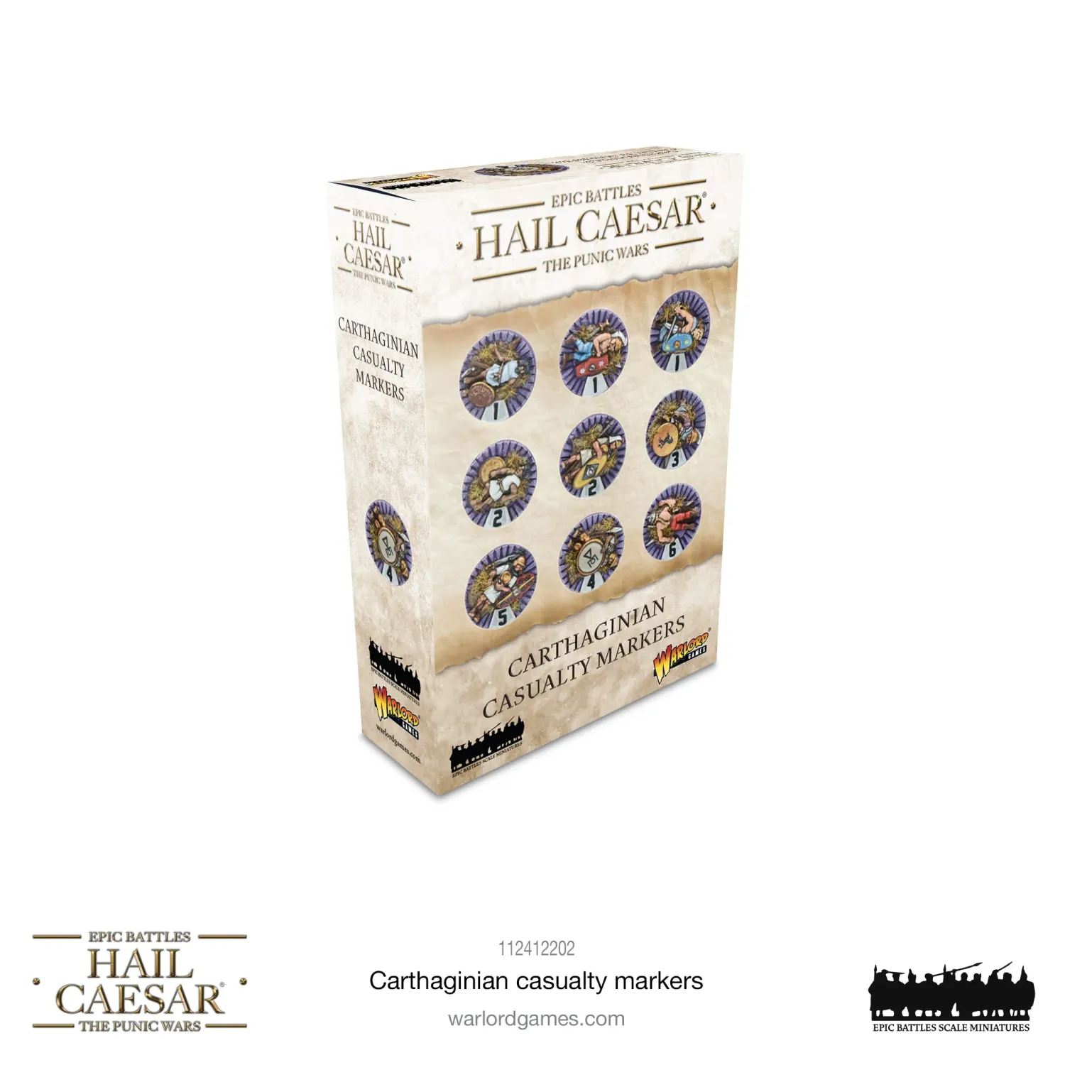 Hail Caesar Epic Battles: Carthaginian casualty markers  - Warlord Games