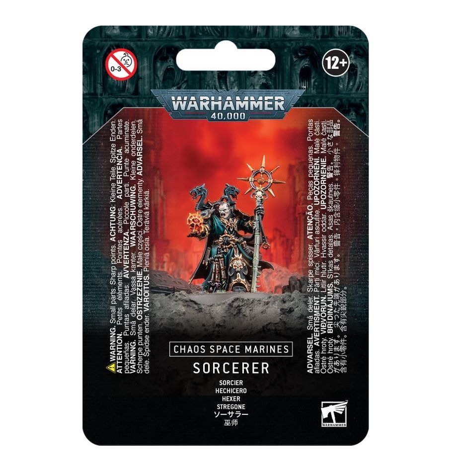 Chaos Space Marines Sorcerer Hexer - Warhammer 40.000 - Games Workshop Chaos Space Marines Sorcerer Hexer - Warhammer 40.000 - Games Workshop