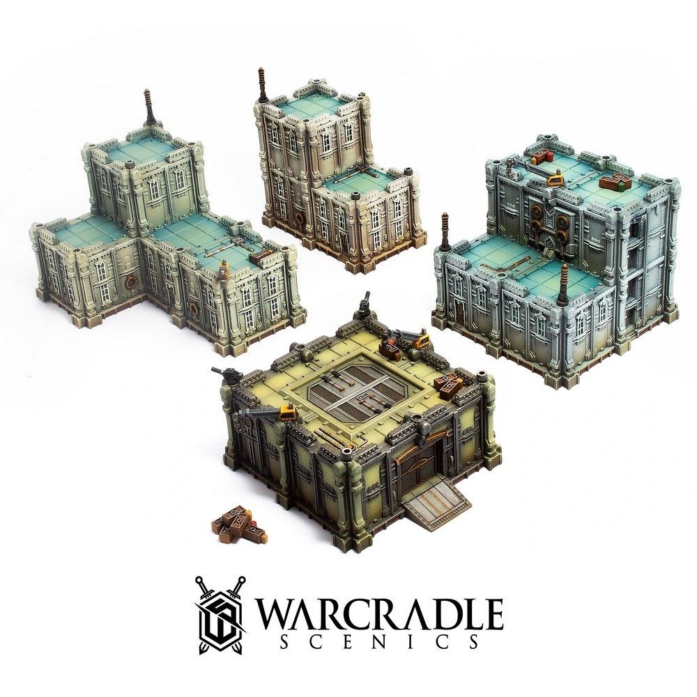 Dystopian Industrial Set- Warcradle Scenics Dystopian Industrial Set- Warcradle Scenics