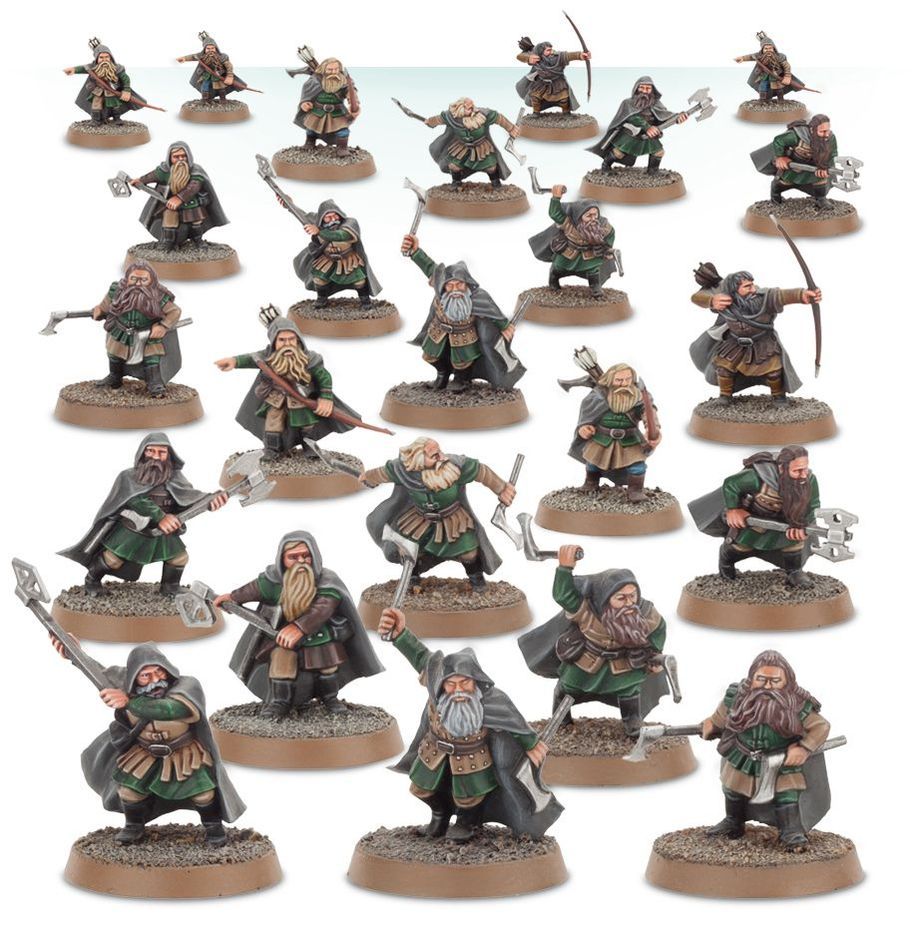 MO: Dwarf Rangers Waldläufer der Zwerge - Lord of the Rings Hobbit- Games Workshop