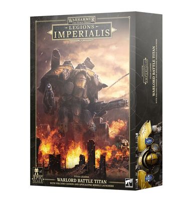 MO: Legions Imperialis: Warlord Titan mit Volcano Cannons und Apocalypse Missile Launcher - Titan Legions - Games Workshop