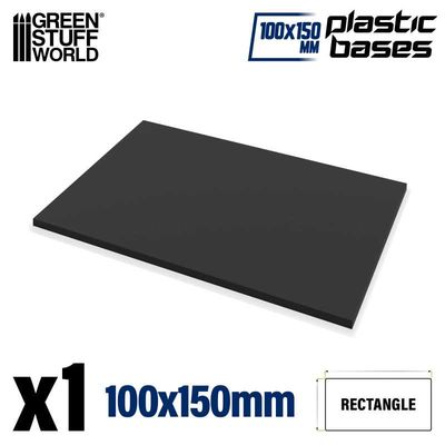 100x150mm rechteckige Kunststoffbasen - Greenstuff World