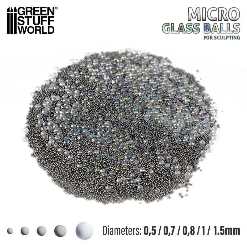 Mikroglaskugeln (0.5-1.5mm) - Micro Glass Balls - Greenstuff World