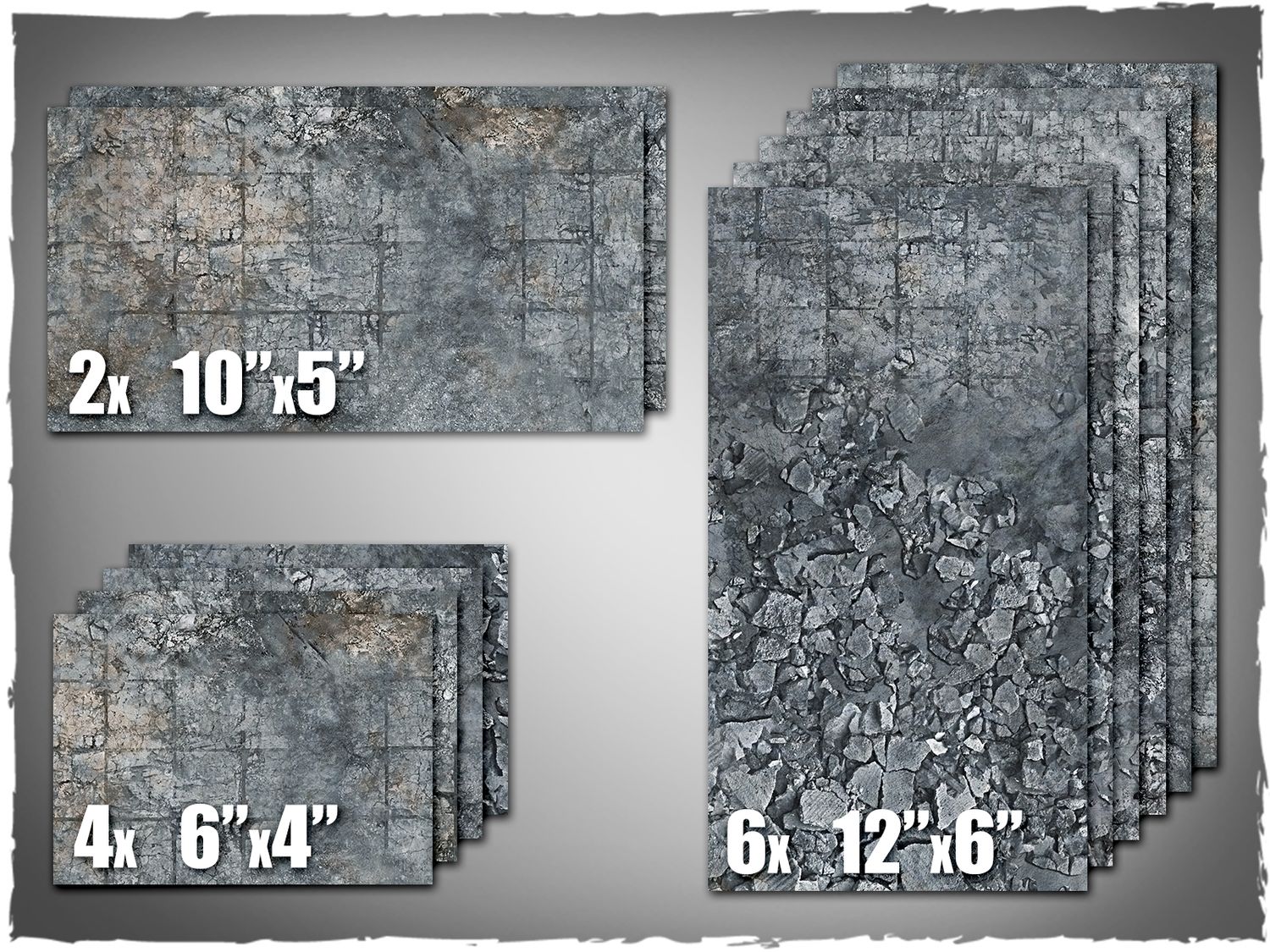 Warhammer 40k Terrain Base Tiles – City Ruins - Deep Cut Studio Warhammer 40k Terrain Base Tiles – City Ruins - Deep Cut Studio