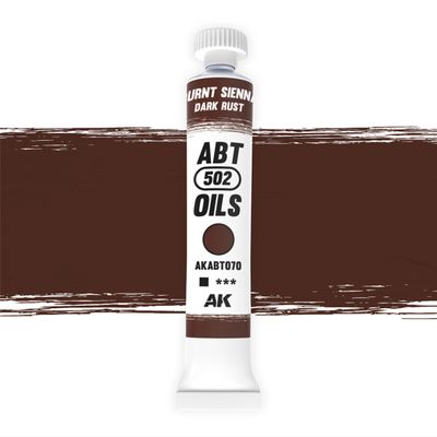Burnt Sienna/Dark Rust - Ölfarbe - Oil - Abteilung 502