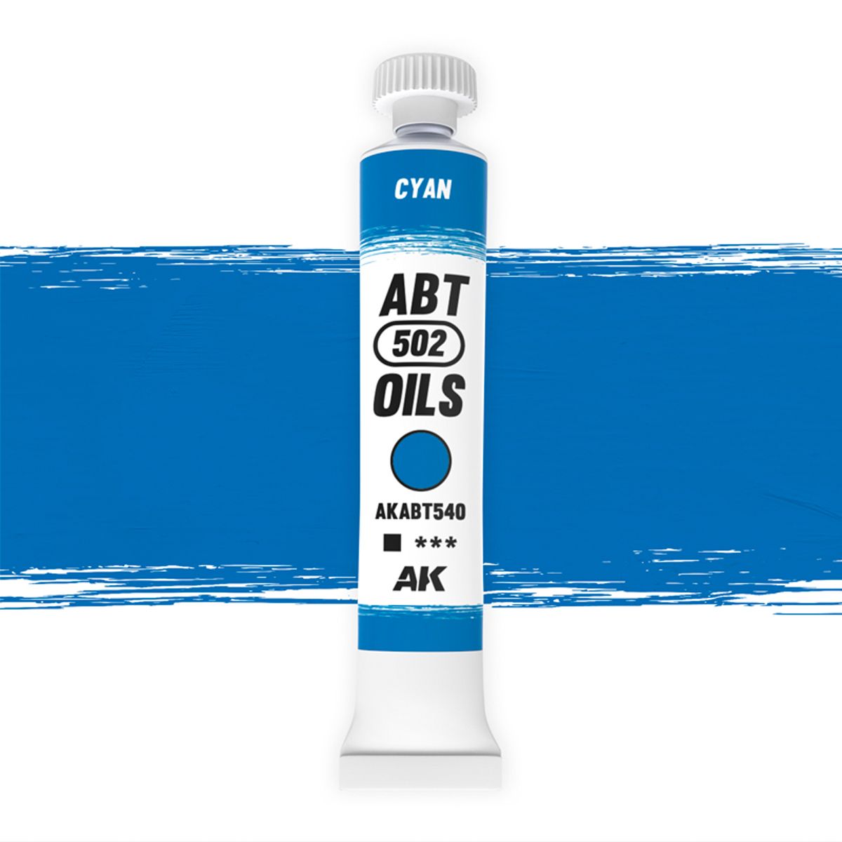 Cyan - Ölfarbe - Oil - Abteilung 502