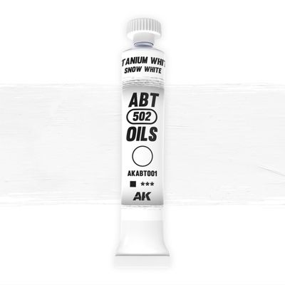 Titanium White/Snow white - Ölfarbe - Oil - Abteilung 502