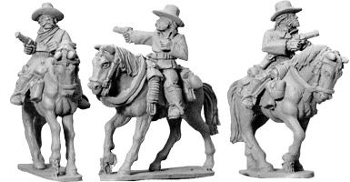7th Cavalry w/ Pistols (Mounted) - Wild West - Artizan Designs