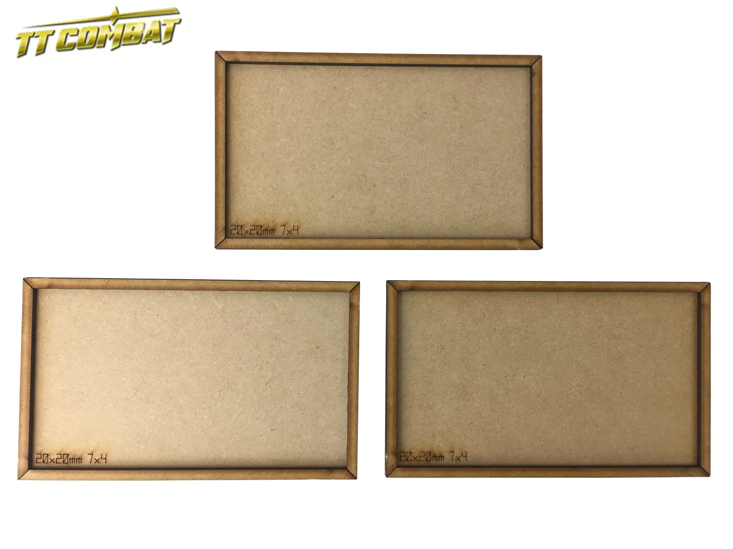 3 Movement Trays 7x4 (20x20mm) - MDF