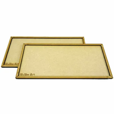 2 Movement Trays 10x4 (20x20mm) - MDF