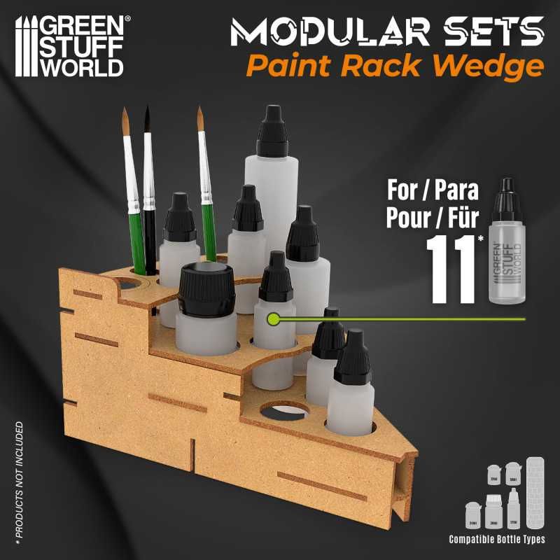 Modular Paint Rack - WEDGE - Farbregal Ständer - Greenstuff World