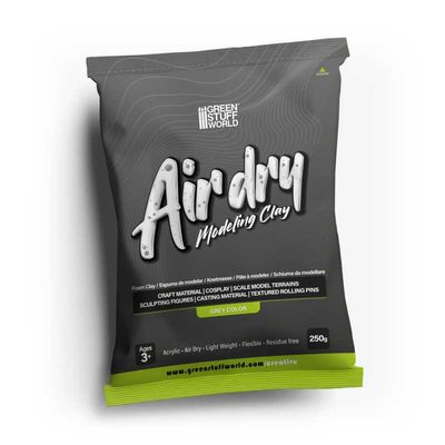 Air Dry Foam Clay 250gr. - Grau - Greenstuff World