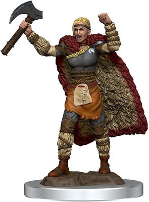 D&D Nolzur's Marvelous Miniatures - Dungeons&Dragons Premium Painted Figures Human Barbarian Female