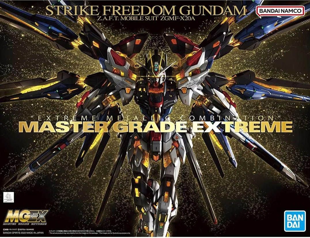 Bandai Gundam- MGEX Strike Freedom Gundam Z.A.F.T. Mobile Suit ZGMF-X20A - Bandai - Gunpla
