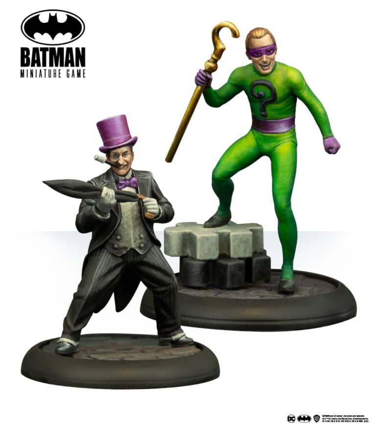 The Penguin & The Riddler (Classic TV Show) - Batman Miniature Game - Knight Models