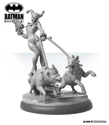 Harley Quinn & Her Hyenas - Batman Miniature Game - Knight Models