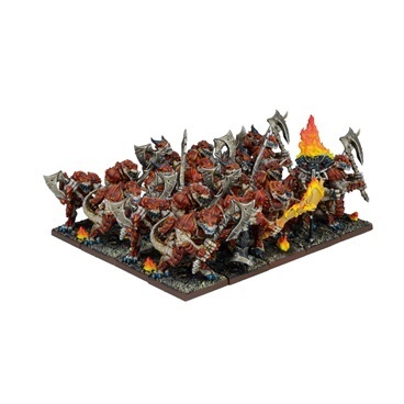 Forces of Nature Salamander Regiment - Kings of War - Mantic Games