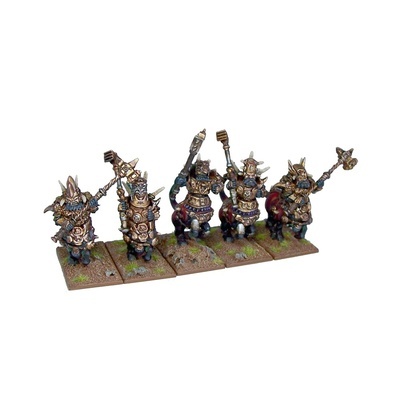 Abyssal Dwarf Half Breed Cavalry - Abyssal Dwarfs - Kings of War - Mantic Games