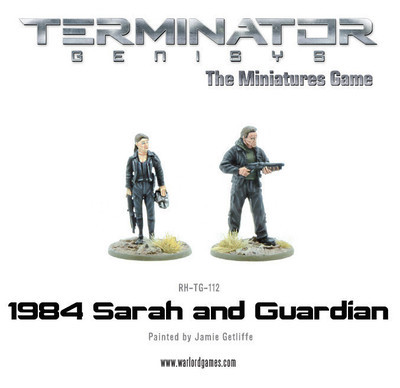 1984 Sarah and Guardian (metal) - Terminator Genisys - River Horse