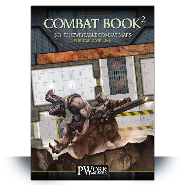 Combat Book 2 Sci-Fi  - Rewritable Combat Maps for Tabletop RPGs- PWork Wargames