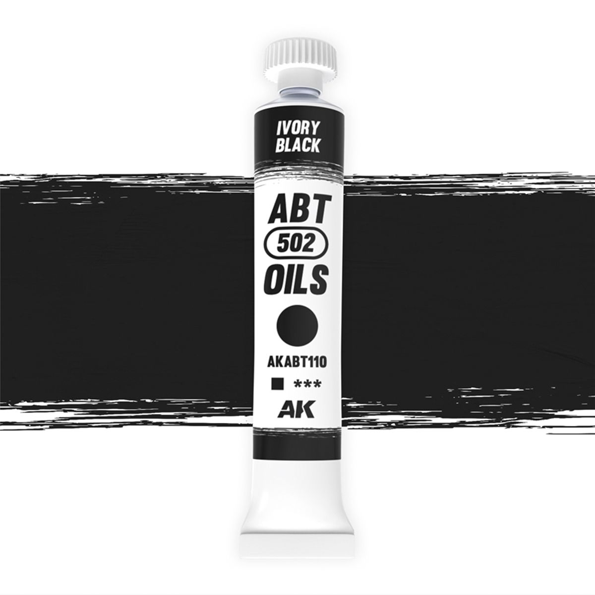 Ivory Black - Ölfarbe - Oil - Abteilung 502