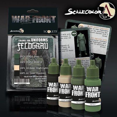 Scale75-D.A.K.-Feldgrau-Set-(4x17mL)- Warfront - Scale75