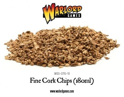 Fine Cork Chips (180ml) - Warlord Games