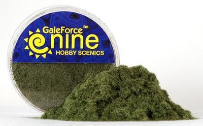 Hobby Round: Dark Green Static Grass - Gale Force 9