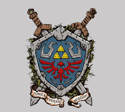 Link Shield - Men - L - Shirt