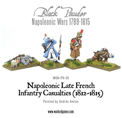 French Infantry Casualties (1812-1815) - Black Powder - Warlord Games