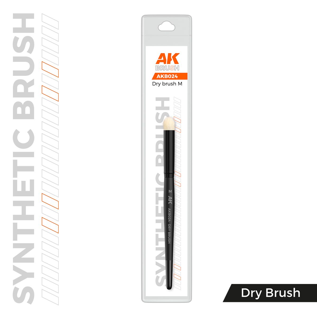 AK SYNTHETIC DRY BRUSH – M - AK Interactive