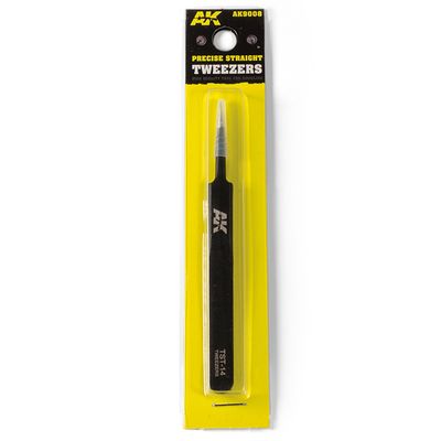 PRECISE STRAIGHT TWEEZERS Pinzette - AK Interactive