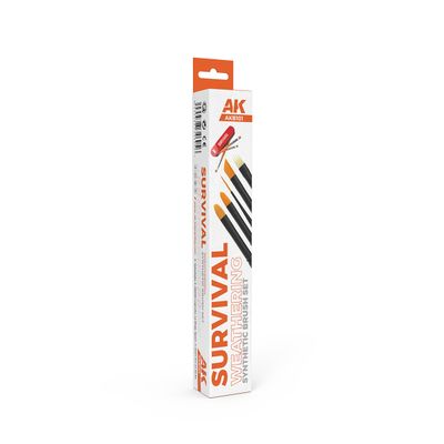 SURVIVAL WEATHERING BRUSHES SET  Pinselset  - AK Interactive