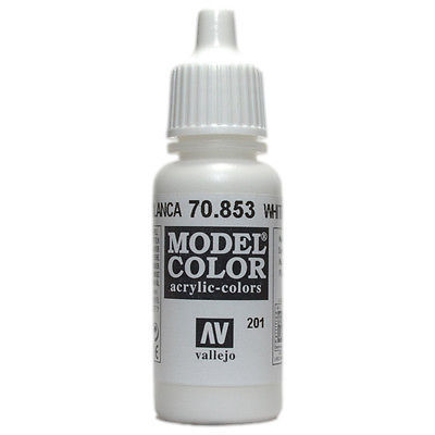 Model Color 201 Lasurweiss (White Glaze) (853) - Vallejo - Farben