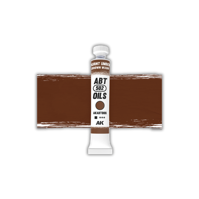 Abteilung 502: Burnt Umber / Brown Wash - Ölfarbe - Oil - Abteilung 502