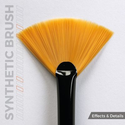 AK SYNTHETIC BRUSH – FAN SHAPE - AK Interactive