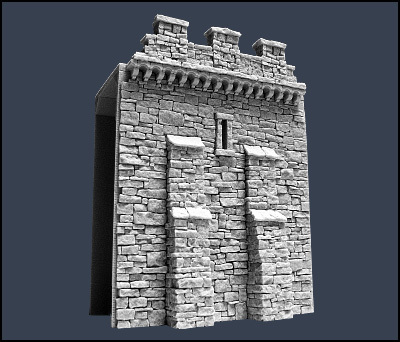 Section B Town Wall - Stadtmauer - Tabletop World