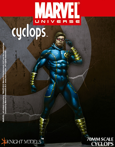Cyclops 70mm - Marvel Knights Miniature