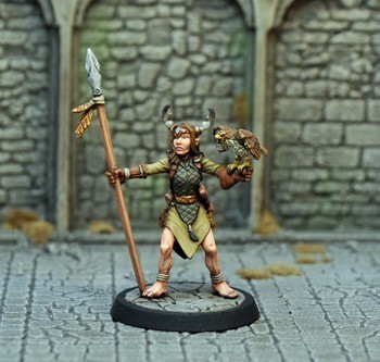 DAD15 – Female Half-elf Druid - Otherworld Miniatures