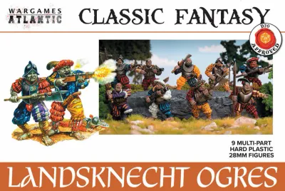 Landsknecht Ogres (9) Classic Fantasy - Wargames Atlantic