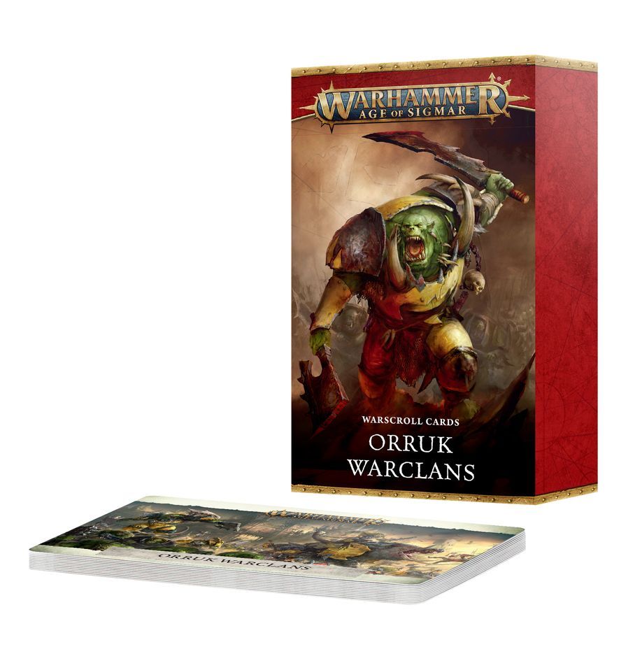 Warscroll Cards: Orruk Warclans (Englisch) - Age of Sigmar - Games Workshop