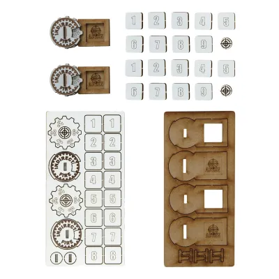 Bolt Action MDF Artillery Zeroing In Markers- Bolt Action