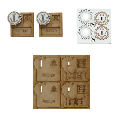 Bolt Action MDF Vehicle Pin Markers - Bolt Action