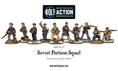 Soviet Partisan squad - Bolt Action - Warlord Games
