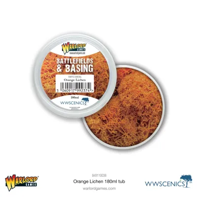 Battlefields & Basing: Orange Lichen (180ml) - Warlord Scenics - Warlord Games