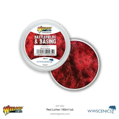Battlefields & Basing: Red Lichen (180ml) - Warlord Scenics - Warlord Games