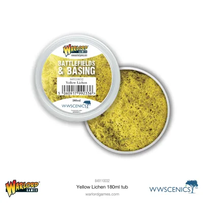 Battlefields & Basing: Yellow Lichen (180ml) - Warlord Scenics - Warlord Games